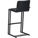 Webber 38.75 inch Cantina Black Barstool, Set Of 2